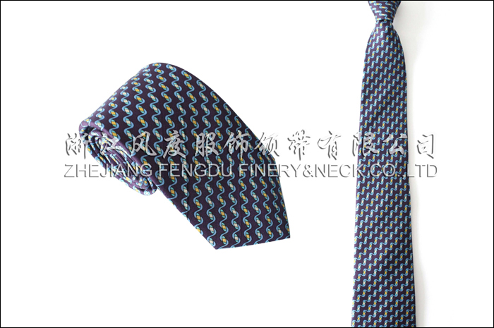 印花真絲商務領帶