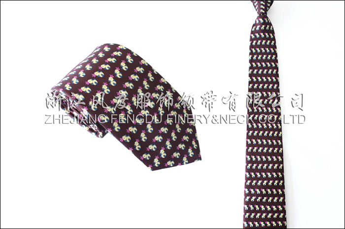 印花真絲商務領(lǐng)帶