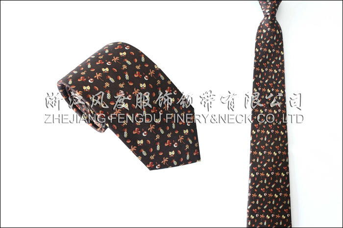 印花真絲商務領(lǐng)帶