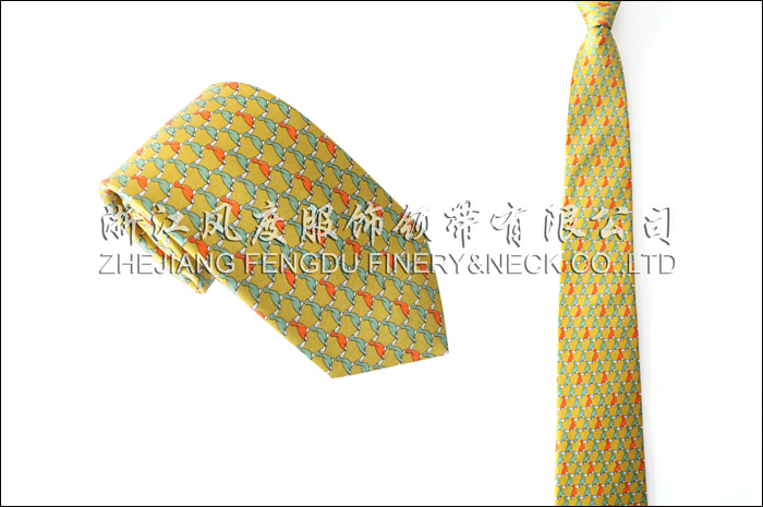 印花真絲商務領(lǐng)帶