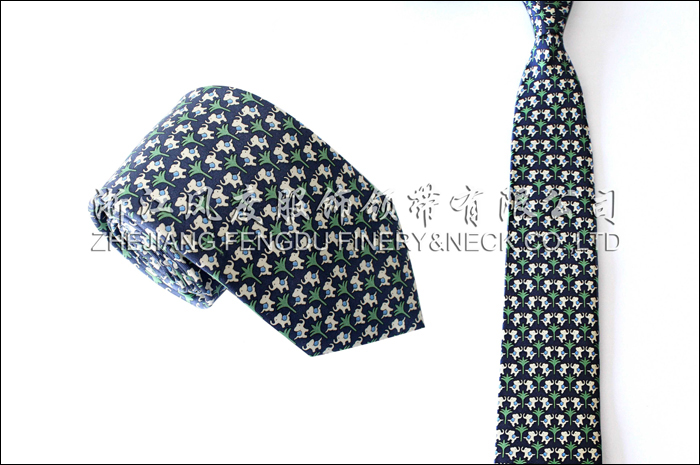 印花真絲商務領(lǐng)帶