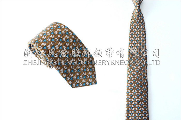 印花真絲商務領(lǐng)帶