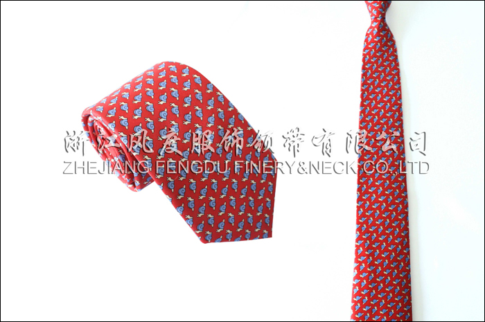 印花真絲商務領(lǐng)帶