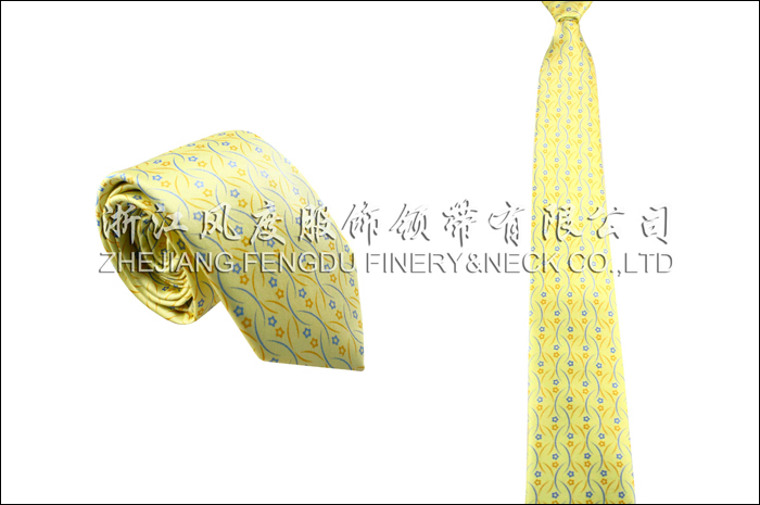 印花真絲商務領帶